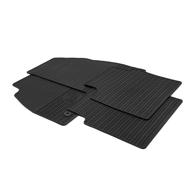 Buick LaCrosse Front and Rear AllWeather Floor Mats in Black with