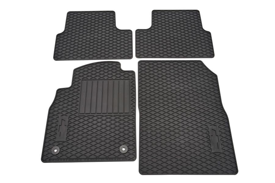 Chevrolet Cruze Front and Rear All-Weather Floor Mats in Black with ...