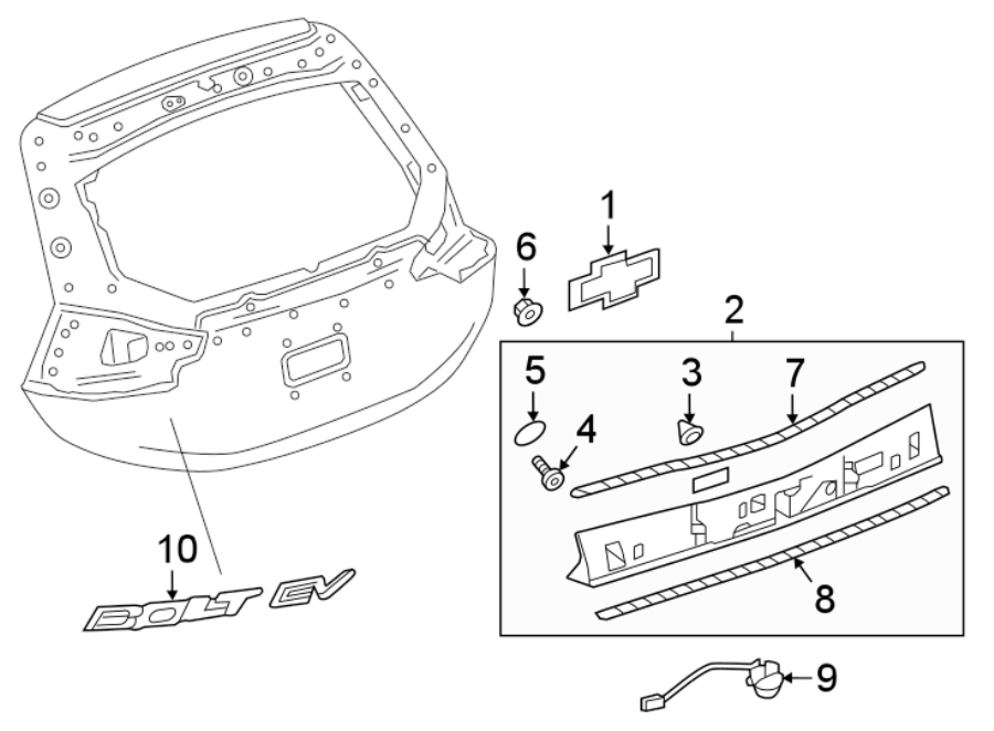 11546454 - General Motors Nut. (Front, Rear) (Front, Rear) | GM Parts ...