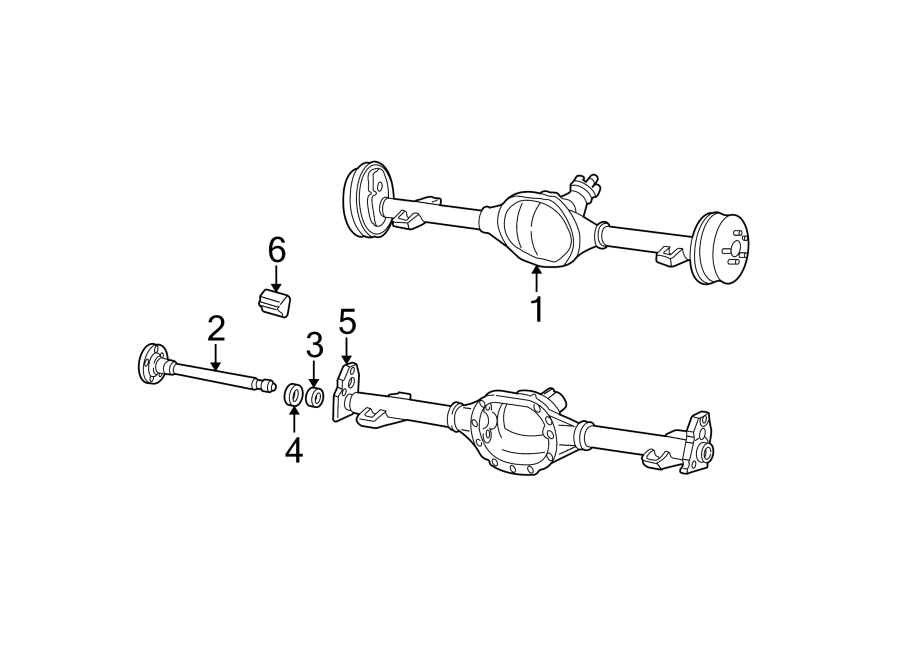 2001 Chevrolet S10 Drive Axle Shaft (Rear) 26050549 GM Parts Depot