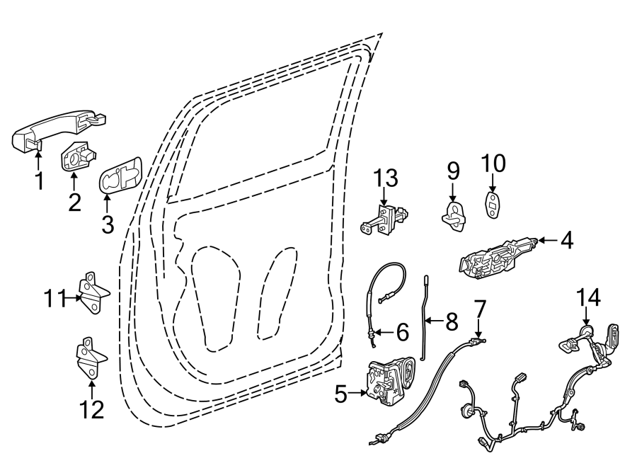 door-lock-assembly-diagram