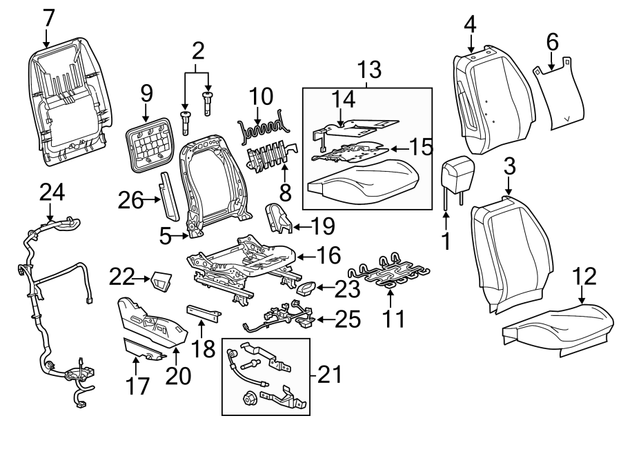 Chevrolet-Equinox-Seat-Trim-Panel-(Front).-W/O-8-WAY-POWER-...