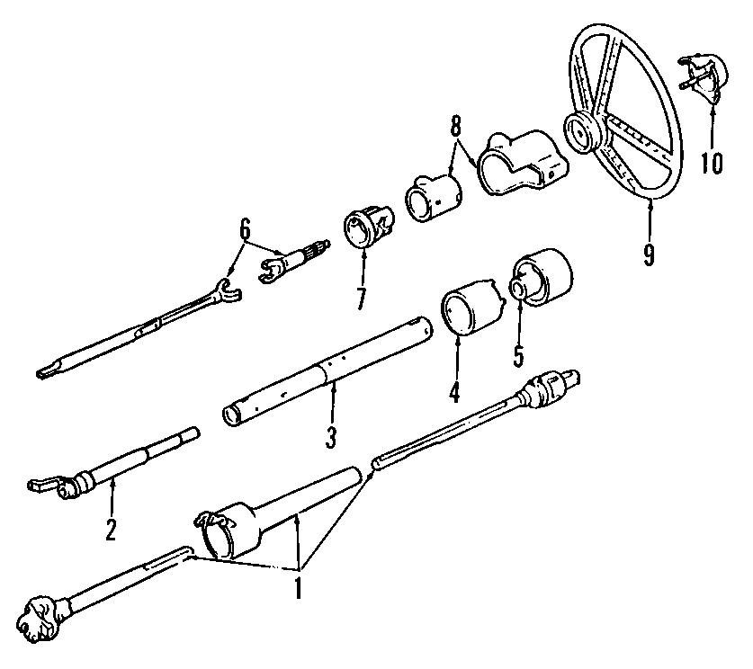 Chevrolet Steering Column Diagram