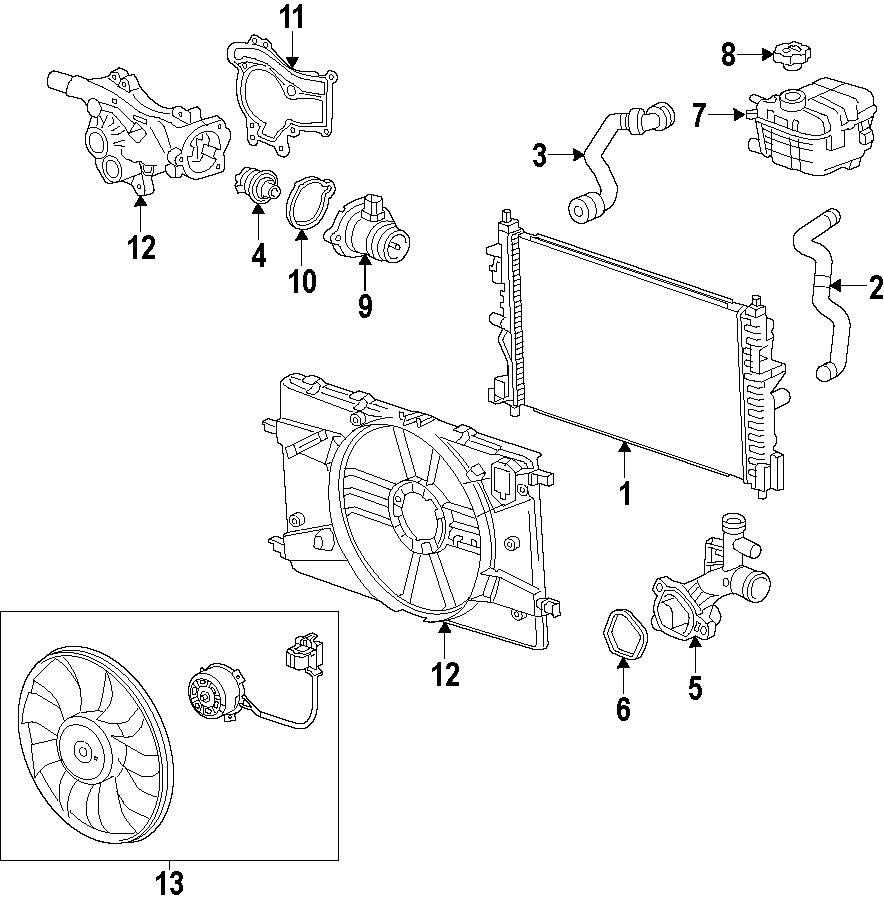 Chevy Trax Cooling Fan Relay Location