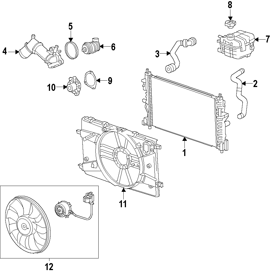 2015 Chevy Cruze Coolant System Diagram