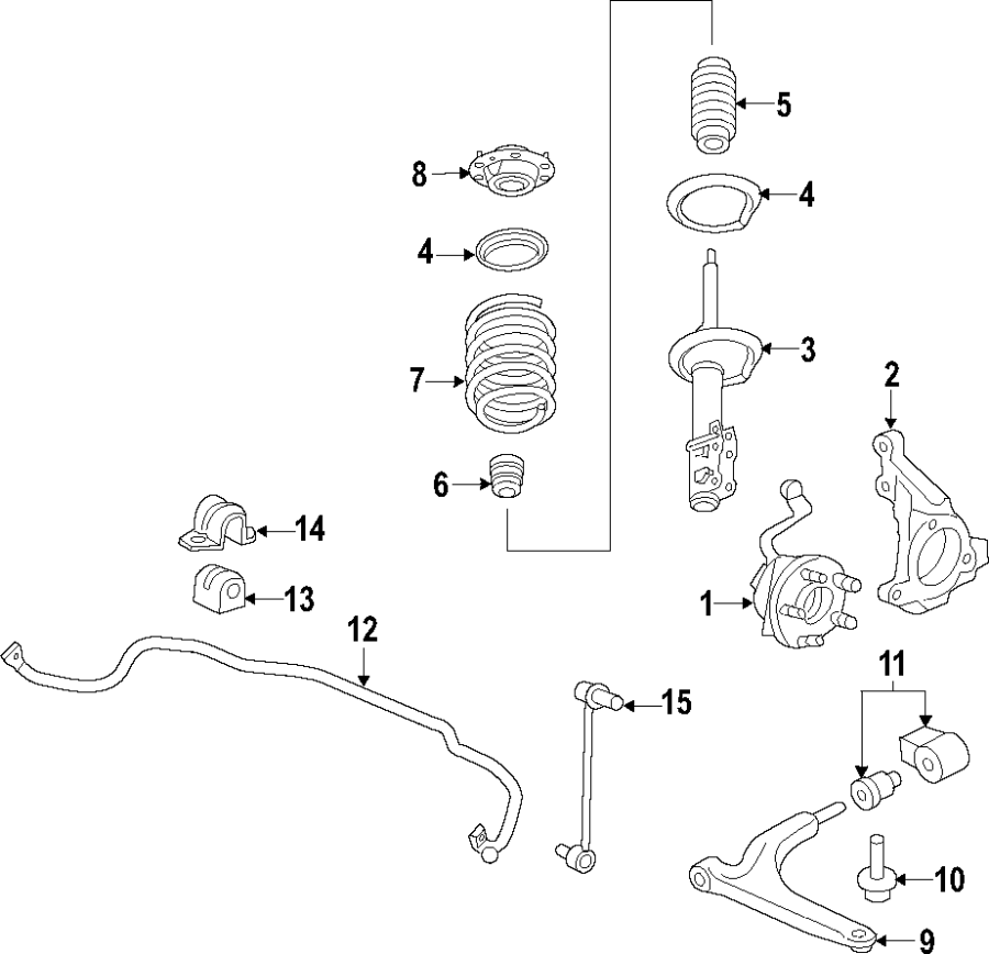 Chevy Equinox Front Suspension Diagram 2018 Chevrolet Equino